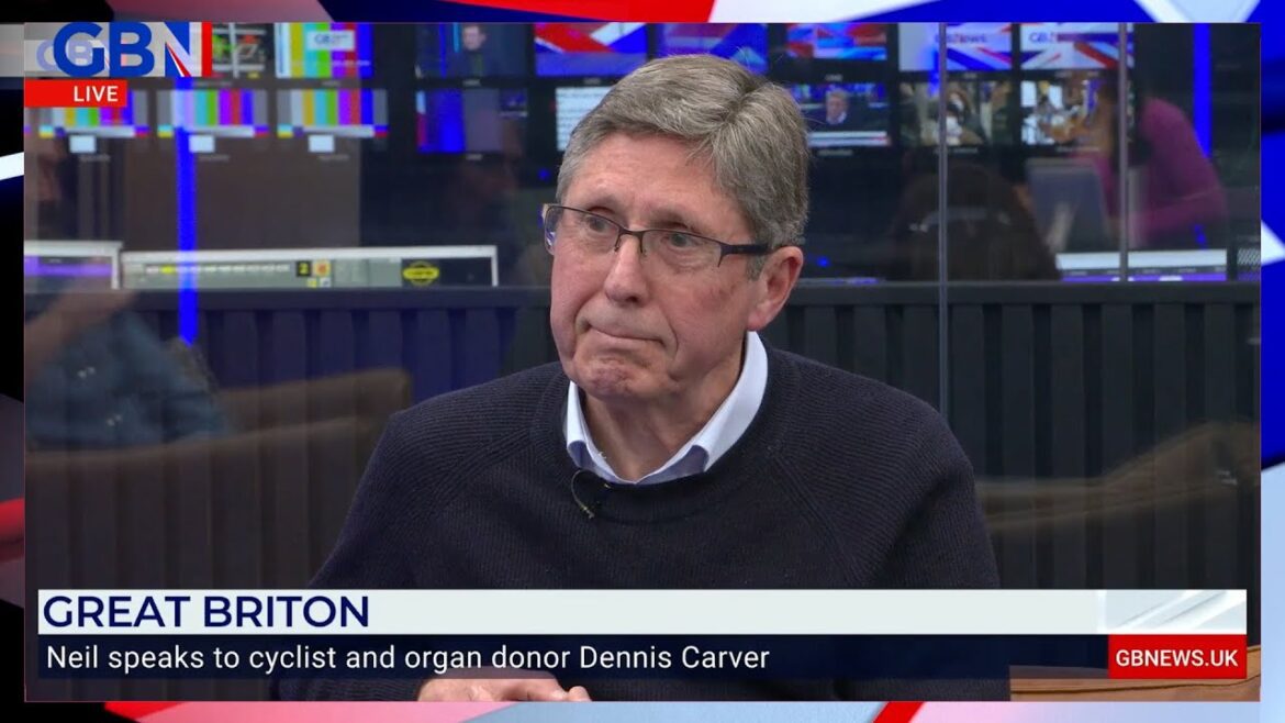 Neil oliver speaks to cyclist an organ donor dennis carver