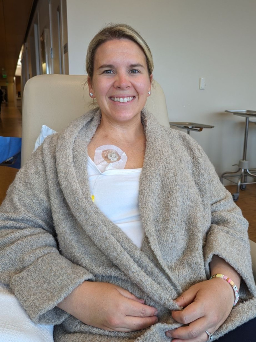 Amy in chemo