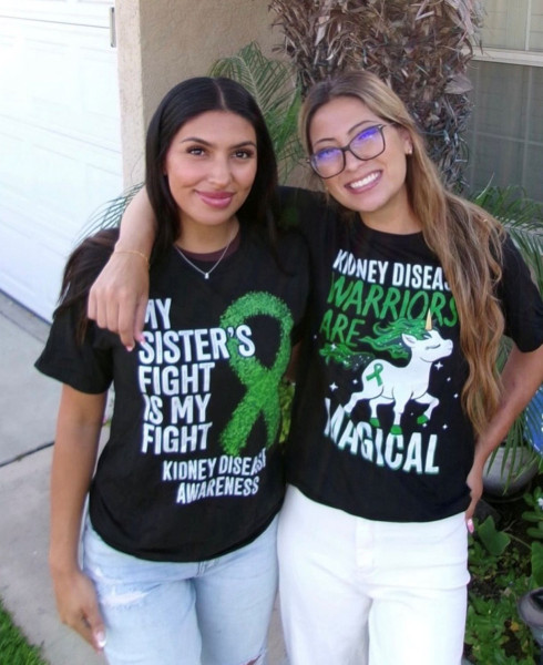 Miranda (left) and Angelica Ponce say they want to be advocates for the life-saving gift of living kidney donation. Photo courtesy of Angelica and Miranda Ponce.